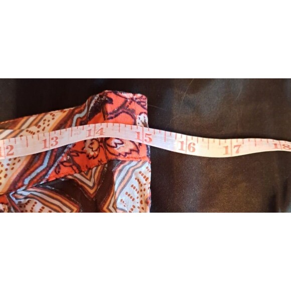 Free People Paradise Printed High-Low Maxi Boho Skirt Pimento Combo Red Size 10 - Picture 7 of 12